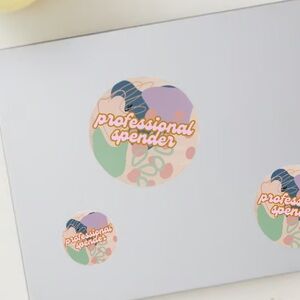 Sassy sticker bundle of 6, including a mystery sticker.